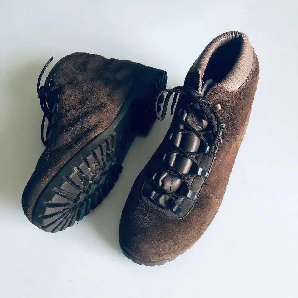 VTG Dunham Tyroleans Men's 6.5 / Women's 8 Italian Suede Hiking Boot